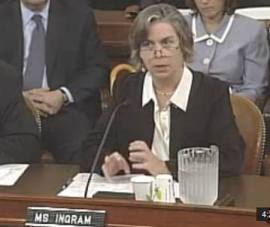 Ms. Sarah Hall Ingram -former IRS Commissioner in charge of tax-exempt office
