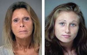Paula Howard and her 18 year old daughter Samantha - both charged with prostitution